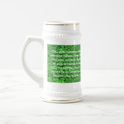 Irish  Wedding Blessing - Customiz... - Customized Coffee Mug by samack