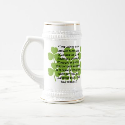Irish  Wedding Blessing - Customized Coffee Mug by samack