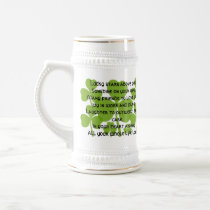Irish Wedding Blessing Stein mugs by samack Irish Wedding Blessing Stein mugs