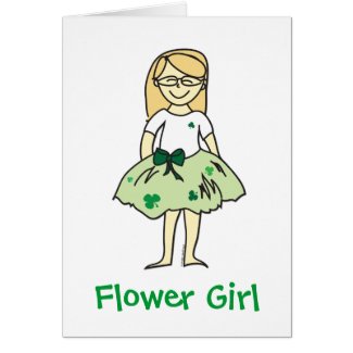 Irish Wedding Flower Girl Gifts card