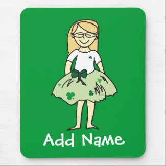 Irish Wedding Flower Girl Gifts mousepad