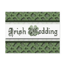 Irish Wedding Invitation Post Card postcards