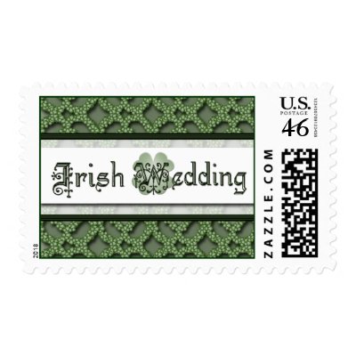 Irish Wedding Postage Stamp