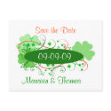 Irish Wedding Save the Date Postcard