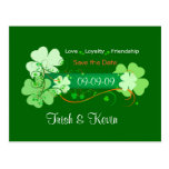 Irish Wedding Save the Date Postcard