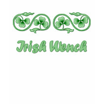Irish Wench and Shamrocks t-shirts