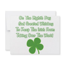Irish Whiskey invitations
