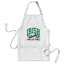 Irish Whiskey Makes Me Frisky Aprons