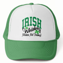 Irish Whiskey Makes Me Frisky Mesh Hats