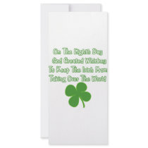 Irish Whiskey rack cards