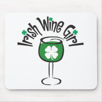 Irish WIne Girl1 mousepads by WIneObsessions Irish WIne Girl1 mousepads