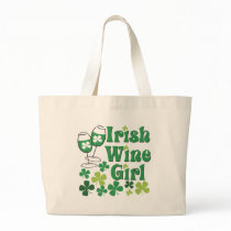 Irish Wine Girl Shamrocks1 bags by WIneObsessions Irish Wine Girl Shamrocks1 bags