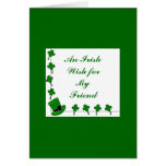 Irish Wish for My Friend Cards