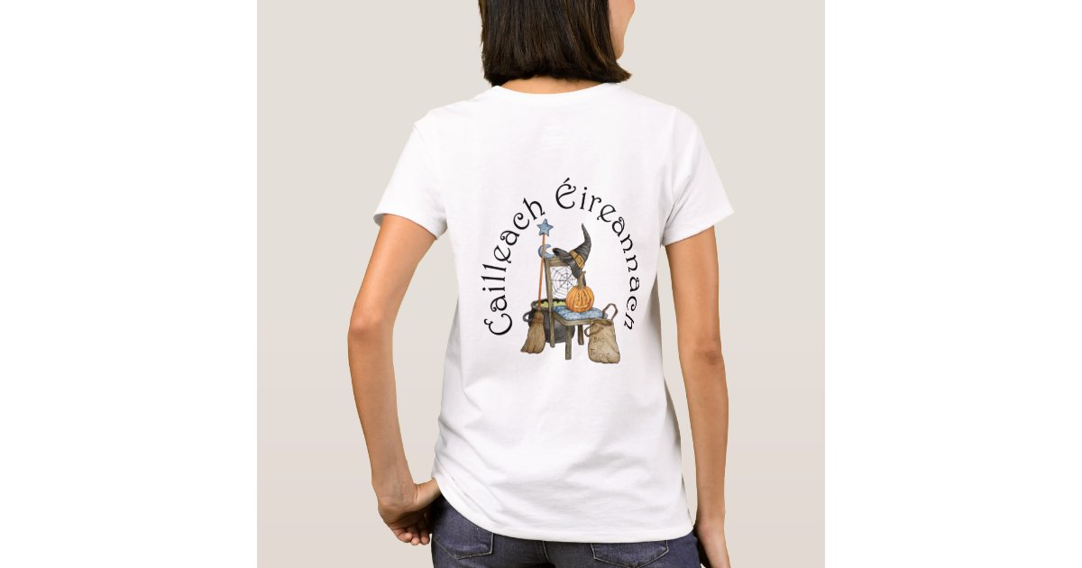 'Irish Witch' in Gaelic TShirt Zazzle