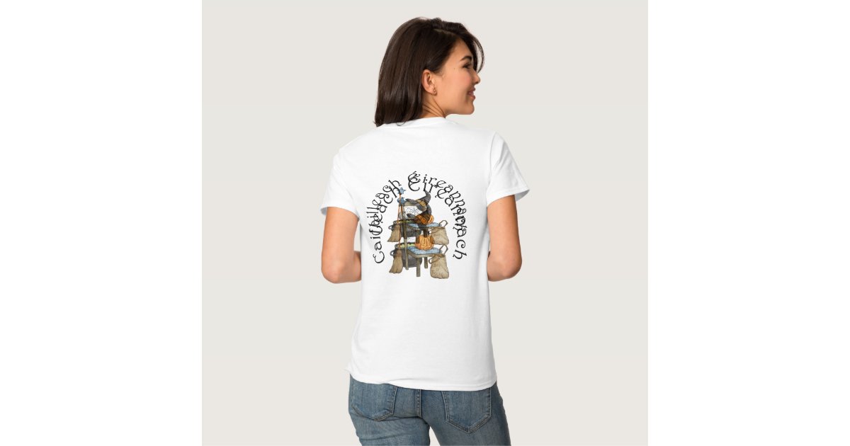 'Irish Witch' in Gaelic Tee Shirt Zazzle