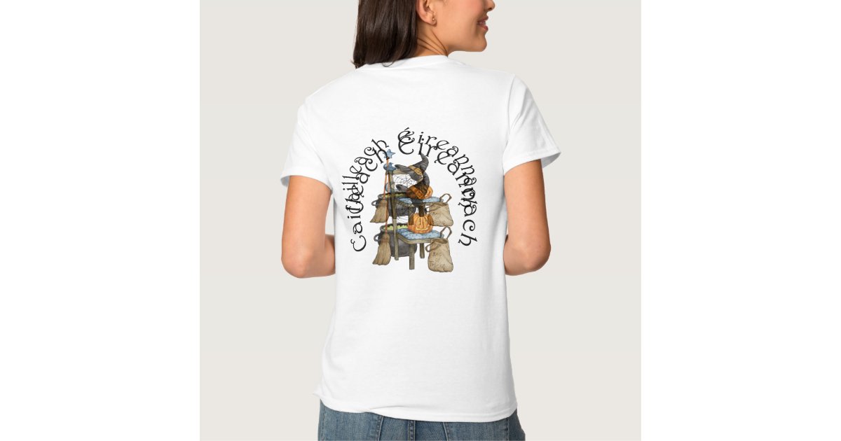 'Irish Witch' in Gaelic Tee Shirt Zazzle