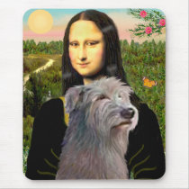 Irish Wolfhound 1 - Mona Lisa mousepads by masterpiecedogs Irish Wolfhound 1 - Mona Lisa mousepads