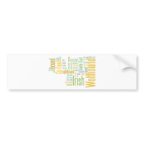 Irish Wolfhound Bumper Sticker