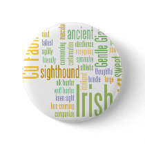 Irish Wolfhound Button