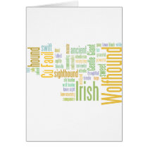 Irish Wolfhound Greeting Card