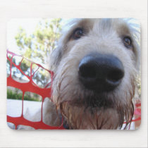 Irish Wolfhound Face Mousepad