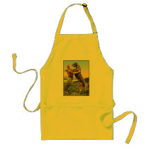 "Irish Wolfhound Greeting" aprons