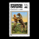"Irish Wolfhound Greeting" stamps