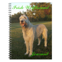 Irish Wolfhound Journal Spiral Notebook