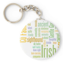 Irish Wolfhound Keychain