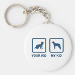 Irish Wolfhound Keychain