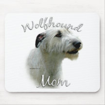 Irish Wolfhound Mom 2 Mouse Pads