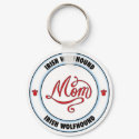 IRISH WOLFHOUND mom keychain