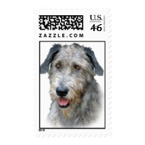 Irish Wolfhound Portrait Postage postage