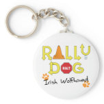 Irish Wolfhound Rally Dog Keychains