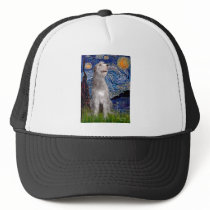 Irish Wolfhound - Starry Night (Vert) hats by masterpiecedogs Irish Wolfhound - Starry Night (Vert) hats