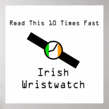 Irish Wristwatch Print