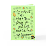 Irish you good luck - Greeting Card