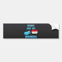 Irishs are my Homies Bumper Stickers