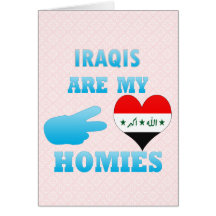 Irishs are my Homies Greeting Card