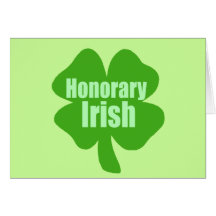 Irlandés honorario felicitación