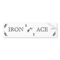 Iron Ace bumper stickers