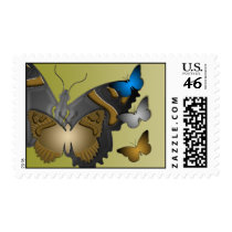 Iron Butterflies Postage Stamp
