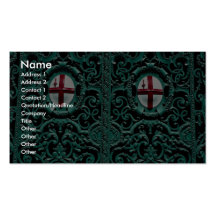 Iron cast portal, city of London, England Business Cards