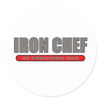 Iron Chef Parody Sticker