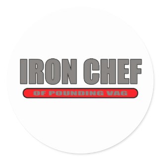 Iron Chef Parody Sticker