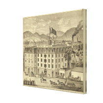 Iron City Brewery, Frauenheim and Vilsack Stretched Canvas Print