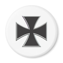 Iron Cross Refrigerator Magnet