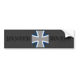 IRON CROSS PANZER, WAFFE BUMPER STICKER
