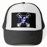 Iron Cross Pistons Skull Black Hats