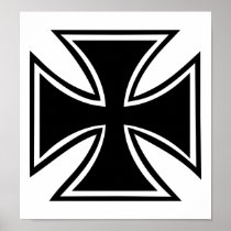 Iron cross print